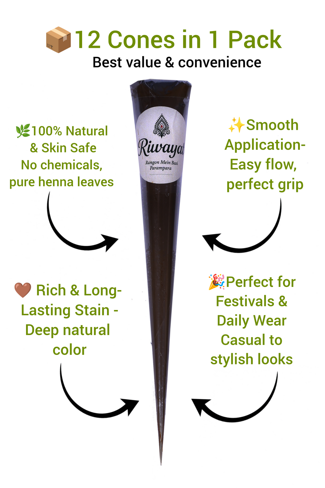 Riwayat Regular Mehndi Cones